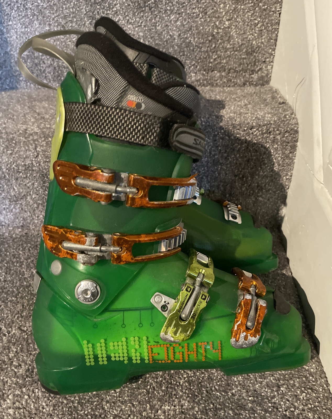 SALOMON TENEIGHTY 1080 CARBON LINK FLEX 85 STIVALI DA SCI UOMO 25 5 US: 6 5