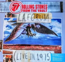 THE ROLLING STONES  L.A. FORUM LIVE 1975 - 180-GRAM VINYL  3-LP SET + DVD " NEW