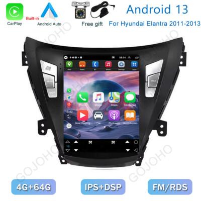 64GB Car Stereo For Hyundai Elantra 2011-2013 Radio CarPlay GPS Navi Android 13