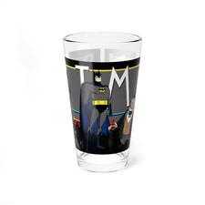 Batman Animated Mixing Glass, 16oz, Superhero Fan Gift, Comics Geek