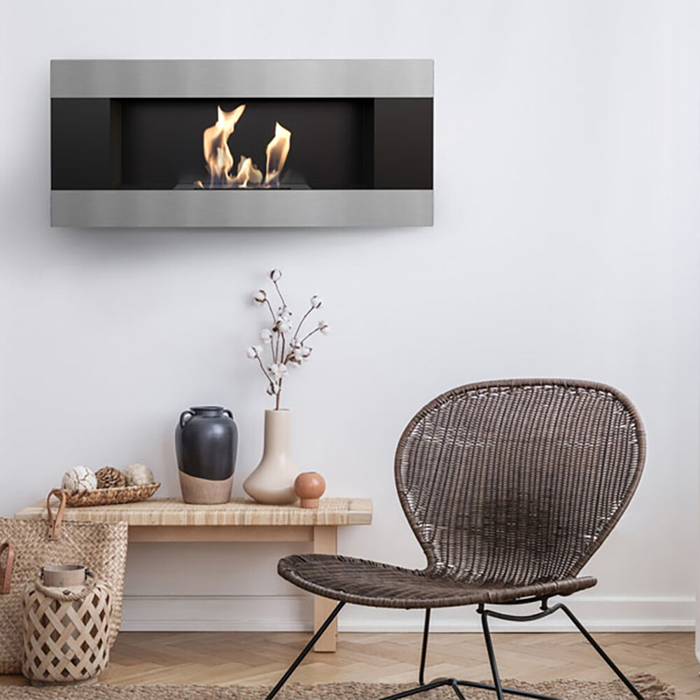 Camino Bioetanolo Parete DELTA2 TÜV nero