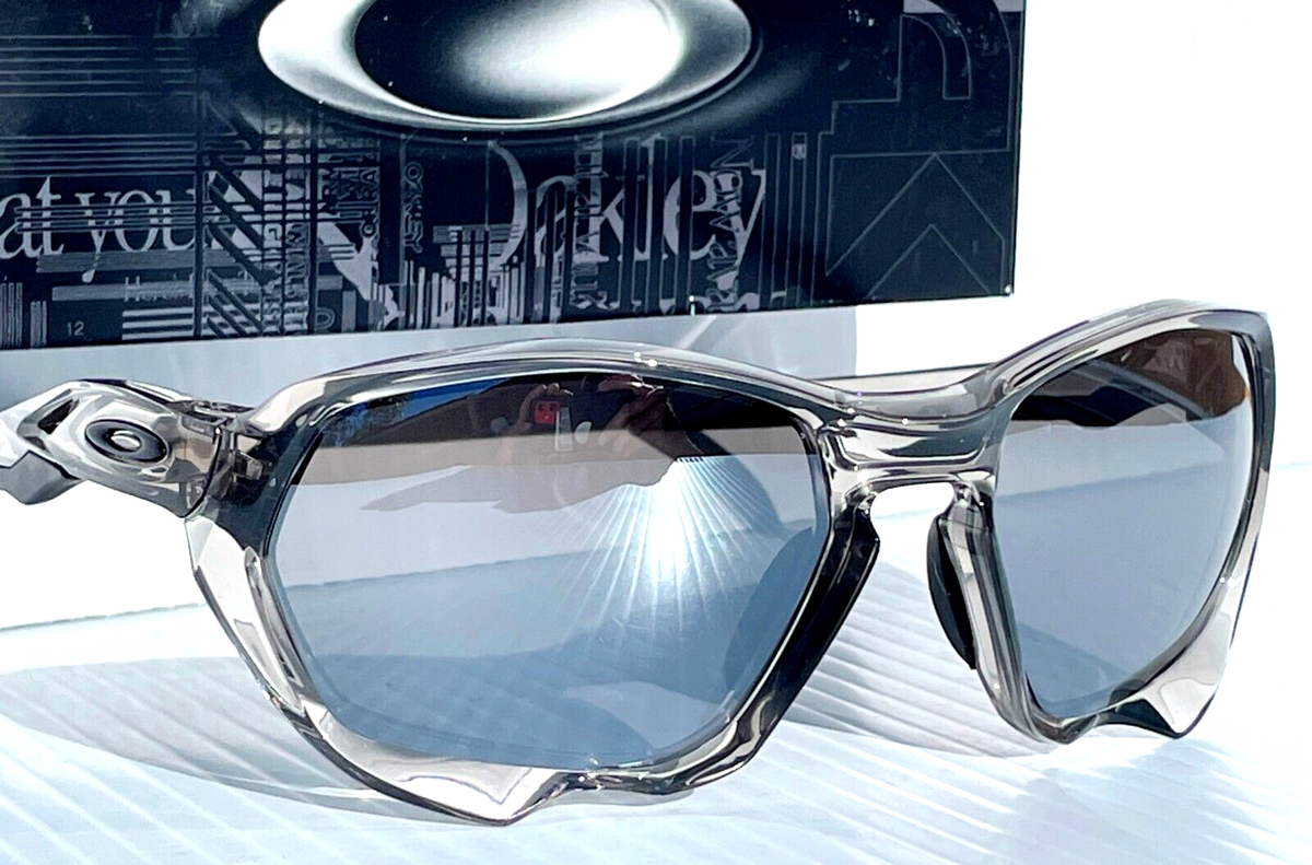 Oakley PLAZMA Grey Smoke POLARIZED Galaxy Chrome Mirror lens Oakley PLAZMA Grey Smoke POLARIZED Galaxy Chrome Mirror lens