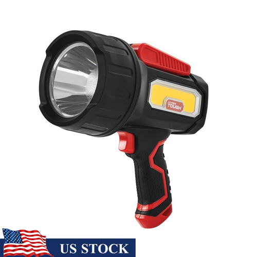 1800 Lumens LED Spotlight Waterproof Power Bank Emergency Light USB Charge New