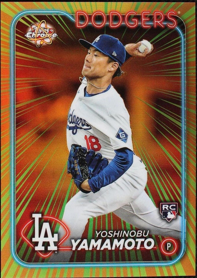 2024 Topps Chrome - Yoshinobu Yamamoto #RR-16 - 1 of 1