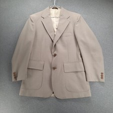 Vintage Levi's Panatela Jacket Mens 40R Beige LP Sportswear 2 Button Sport Coat