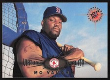 1995 Stadium Club Virtual Reality Mo Vaughn #184 Boston Red Sox