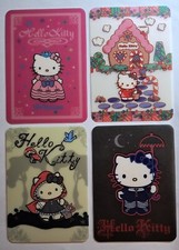 Card 2008 Lotto 4X Hello Kitty N° 10/13/14/21