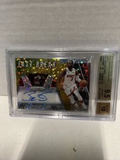 2019 Dwyane wade panini prizm fast break autographs gold /10 #39 BGS 9.5 Auto 10