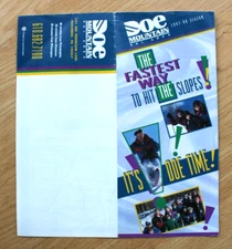 *VINTAGE* DOE MOUNTAIN SKI RESORT Paper Brochure (1997, Pennsylvania)