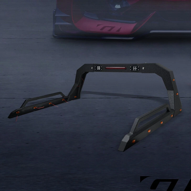 Barra antivuelco ajustable con lámpara de freno + LED + ámbar v2 GQR para camioneta pickup Foto 2 de 4