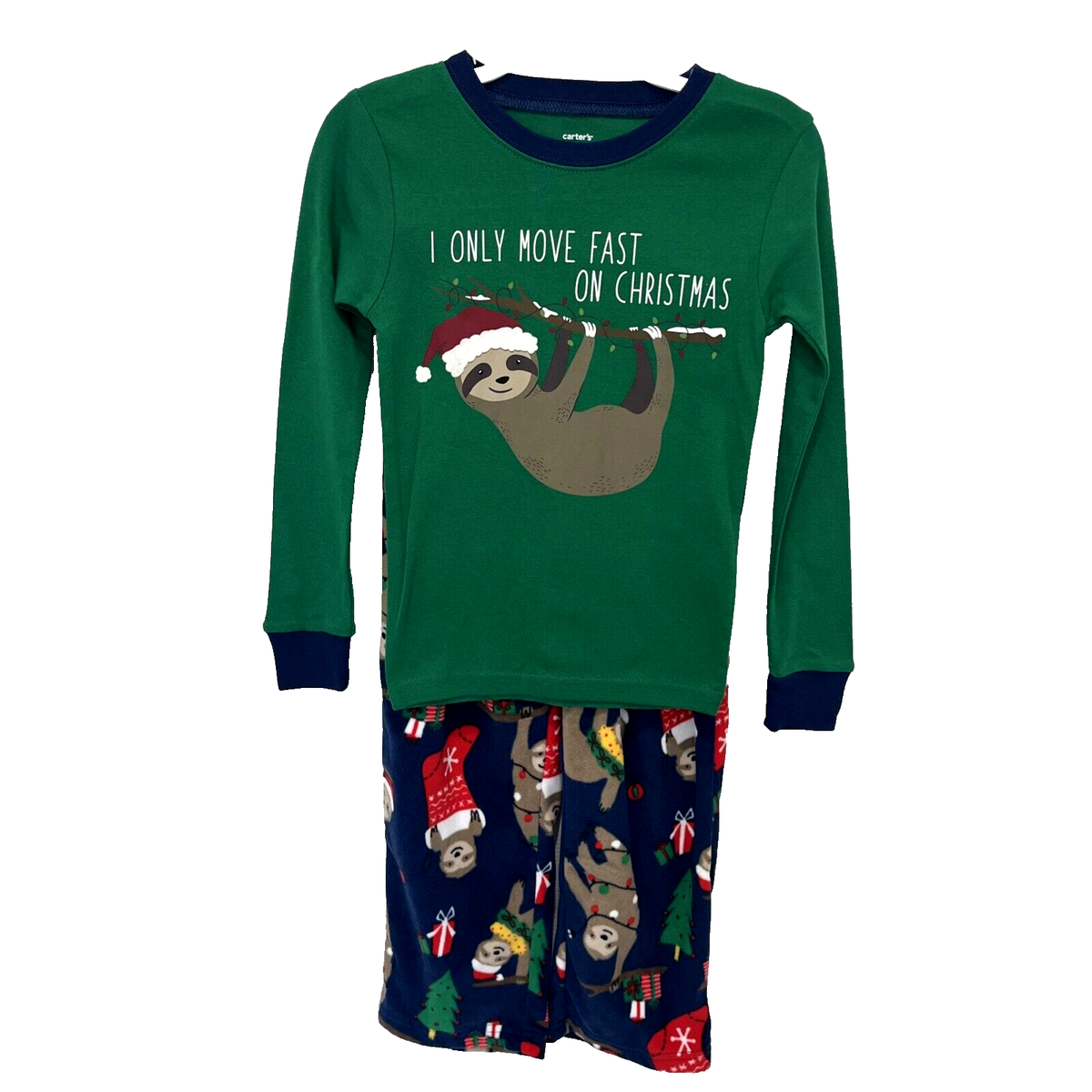 Christmas Pajamas Plus Size Sloth Pajamas Carter's Boy's Only Move