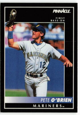 1992 Pete O'Brien Pinnacle - Seattle Mariners | eBay