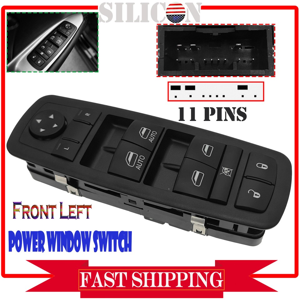 11 Pin Window Control Master Power Window Switch For 2015-2017 - Foto 9