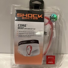 Shock Doctor 212 Core Brief With Bioflex Cup Boys Small Waist Size 22-24