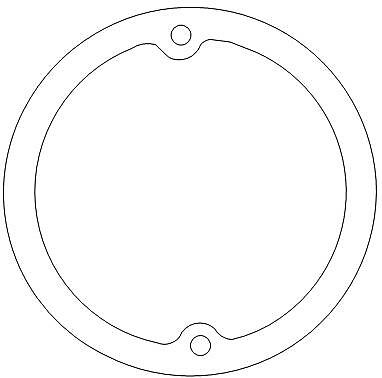 Honda CL70 30374-040-010 Points Cover Gasket | eBay