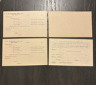 4 US Lincoln 1 Cent Postal Card Red & Green on Buff Thedford Coal Hughes College — photo 2