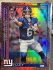 2025 Topps Chrome - Rookies Jaxson Dart #306 Leather Refractor (RC)