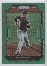 2021 Panini Prizm Green Wave Prizm Blake Snell #37 0r14