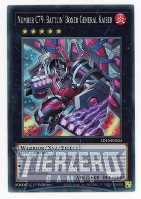 Yugioh LD10-DE035 - Nummer C79: Battlin' Boxer General Kaiser - Super Rare