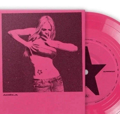 ORIGINAL COLOR VINYL ADELA SUPERSCAR 7'' VINYL 45 NEW
