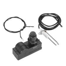 BBQ Gas Grill Spark Generator Push Button Ignitor Igniter 2 Outlet AA Battery b
