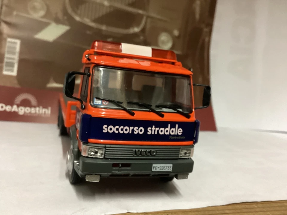 Camion d’epoca IVECO 79.12  1987 ACI SOCCORSO STRADALE 1/43 diecast  DE AGOSTINI - Immagine 4 di 4