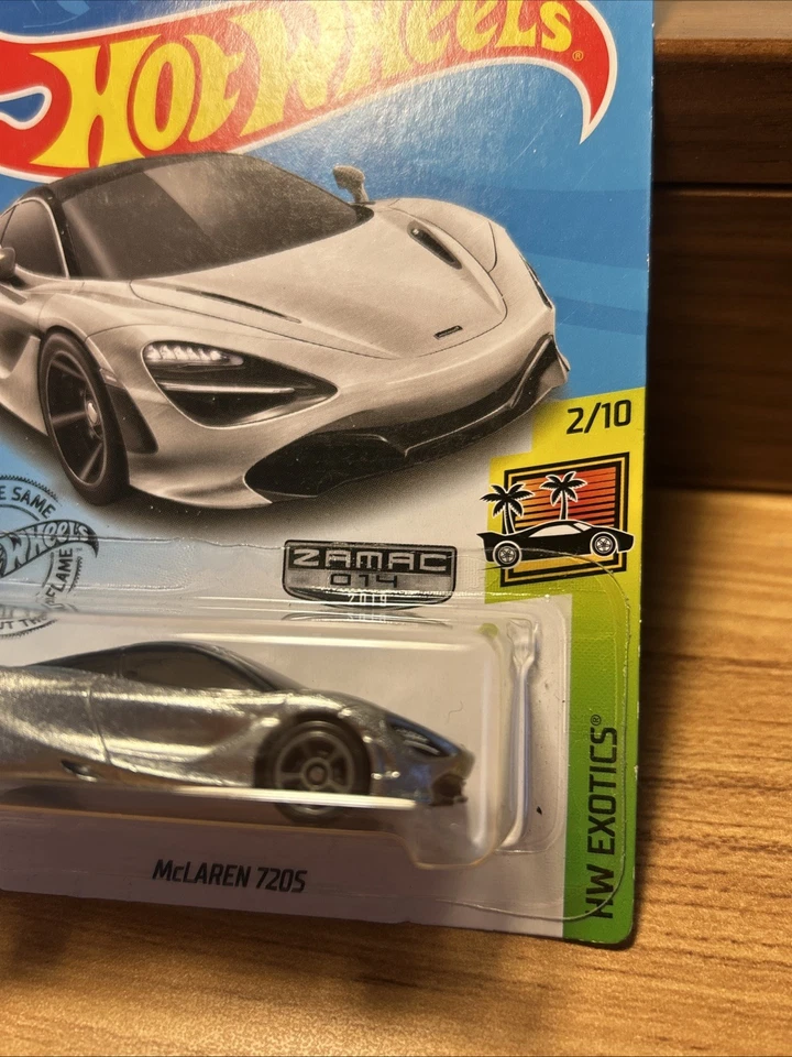 R87 - Hot Wheels 1/64 Zamac 14 2019 McLaren 720S mainline 2018 #2/10 - Photo 3/3