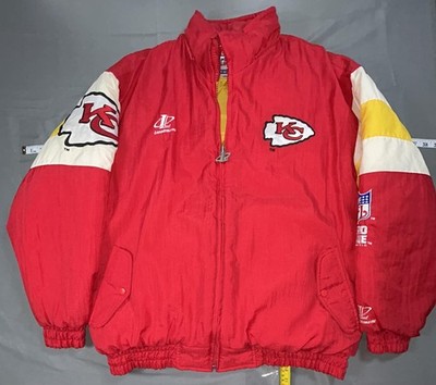 Vintage Kansas City Chiefs Jacket Mens XL Red NFL Football Logo Athletic 90s