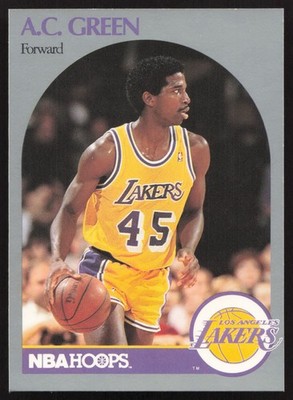 1990 Hoops #156 A.C. Green-COMBINE SHIPPING