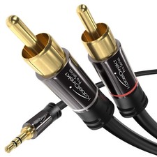 KabelDirekt RCA to Jack 3.5mm Adapter Cable 6ft