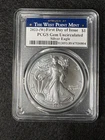2023-W 1 oz Silver American Eagle $1 PCGS Gem Uncirculated First Day of Issue