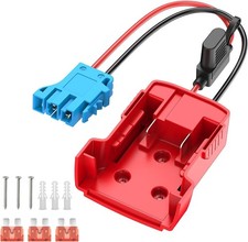 Power Wheel Battery Adapter for Milwaukee 18V/20V Battery Adapter,14AWG Wire,DIY