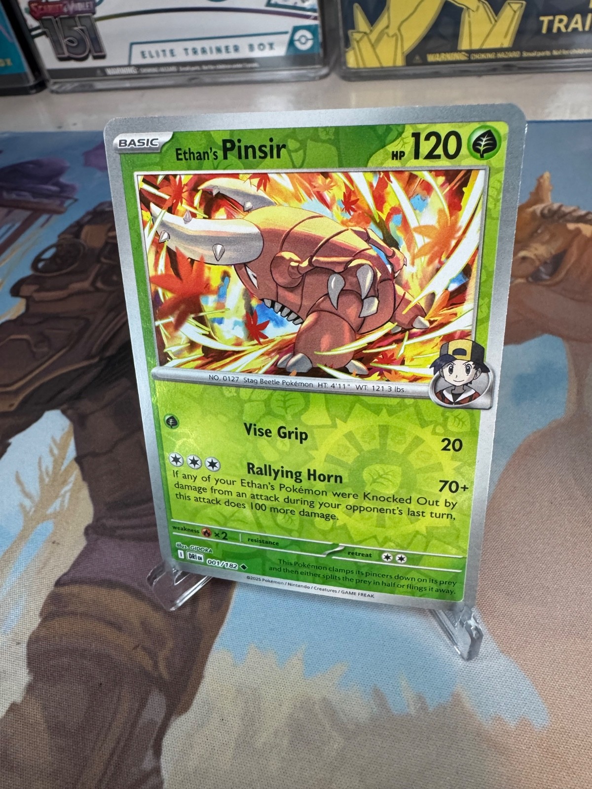 Ethan's Pinsir 1/182 - Reverse Holofoil NM - SV: Destined Rivals - Pokémon TCG