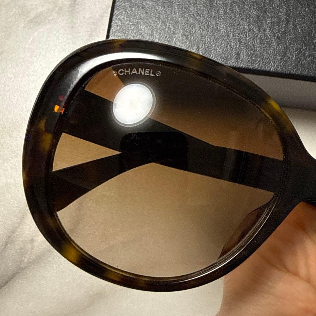 Chanel Sunglasses Tortoiseshell Pattern Brown - image 4