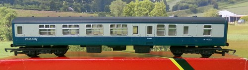 Hornby R726 BR Mk2 Brake Corridor Coach 14052 Inter-City blau/grau | Zustand: Used