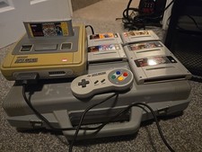 Super Nintendo SNES Console , 6 Games, Cables, Rare Carry Case And Controller