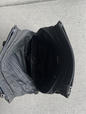 PRADA Tessuto Black Nylon Small Shoulder Bag Vintage 90s With Card PRADA Tessuto Black Nylon Small Shoulder Bag Vintage 90s With Card