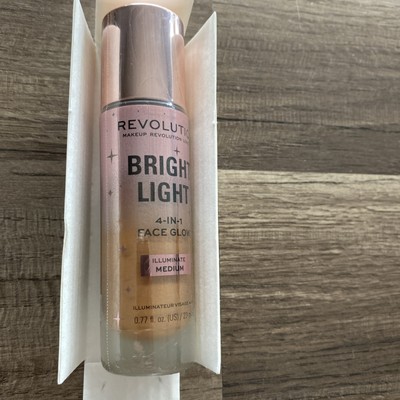 Revolution Beauty Bright Light 4-in-1 Face Glow Make Up Illuminate Medium .77/c