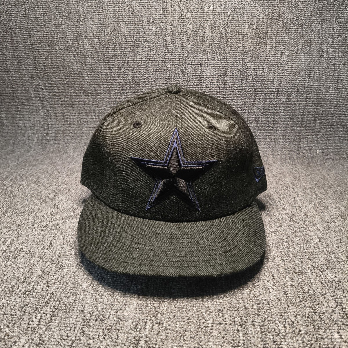 New Era Dallas Cowboys 59FIFTY Fitted Hat Cap Dark Grey Size 7 3/8