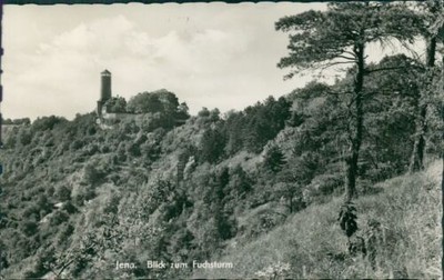 Postcard Jena view to the fox tower (9913)