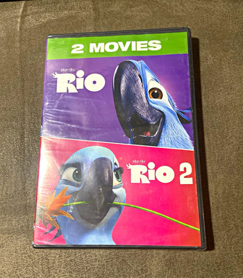 20th Century Fox Rio 2-Movie Collection DVD Box Set 2014, Sealed