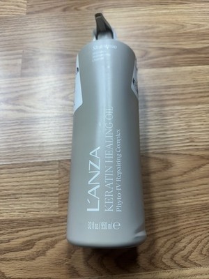 Lanza Keratin Healing Oil Lustrous Shampoo Phyto IV Repairing Complex 32oz