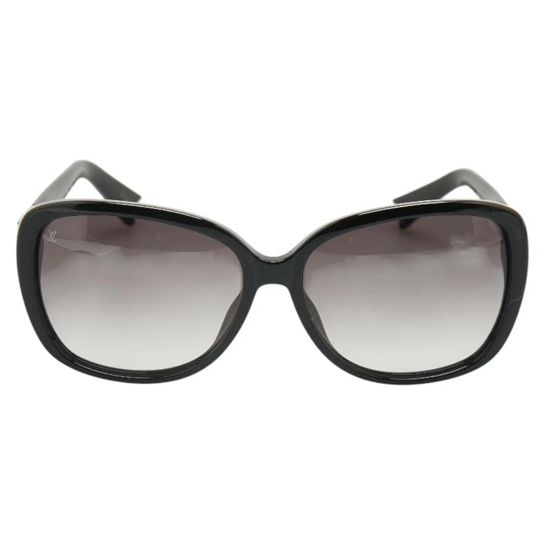 Louis Vuitton Heather Strath Rhinestone Sunglasses Gradient Lens Z0457E Plastic