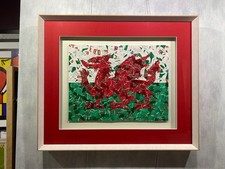The Rolling Dragon - Framed Rizla Art piece by DeeCie Art