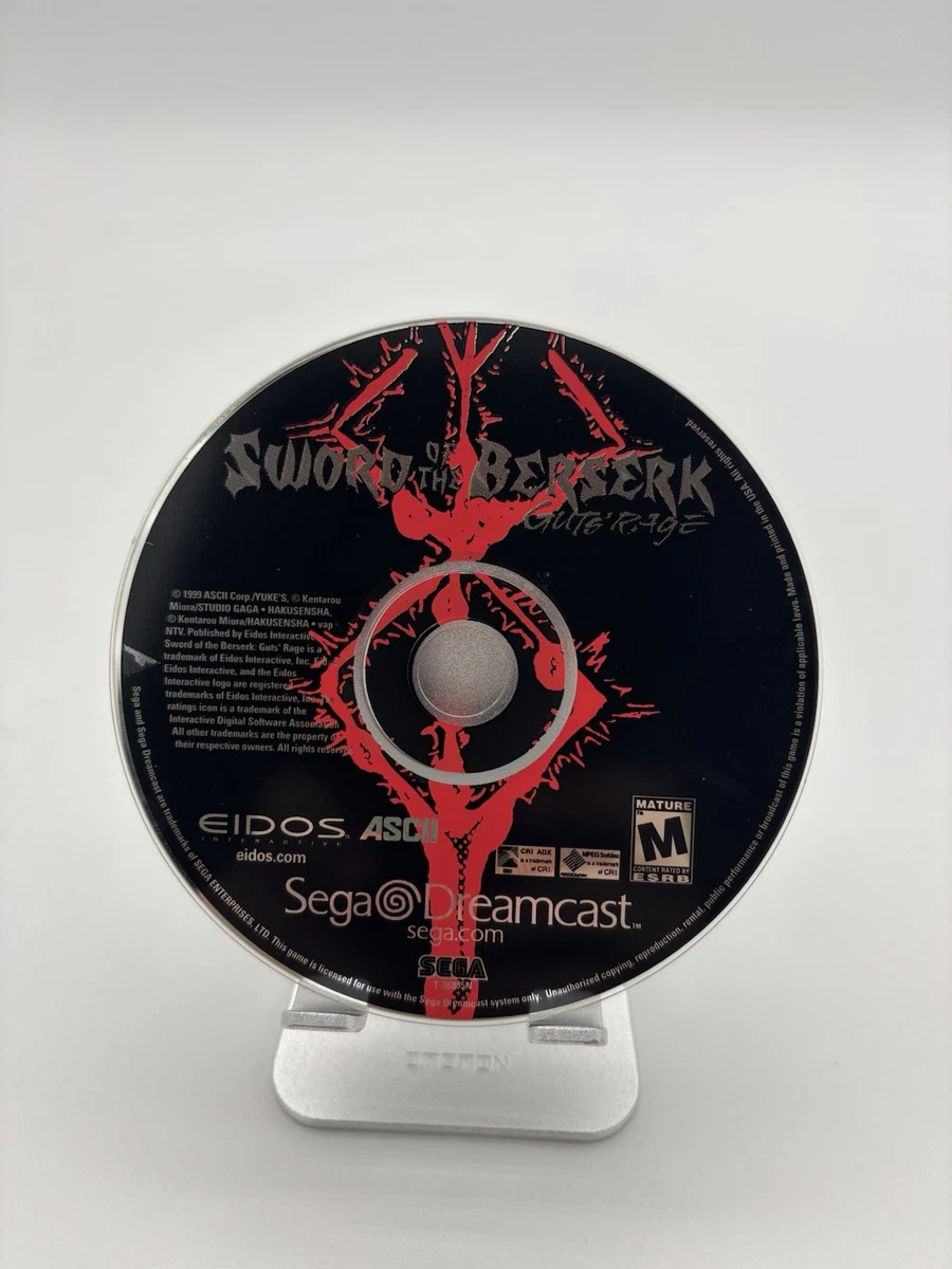 Sega Dreamcast Sword of the Berserk: Guts' Rage Video Games for