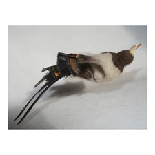 Natural Buffalo & Wool Magpie Cat Teaser Wand ATTACHMENT Da Bird Catcher Kitten