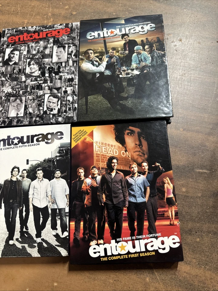 Entourage Seasons 1-5 DVD Set – 16 Discs in Original Cases – HBO Series - Image 2 of 4