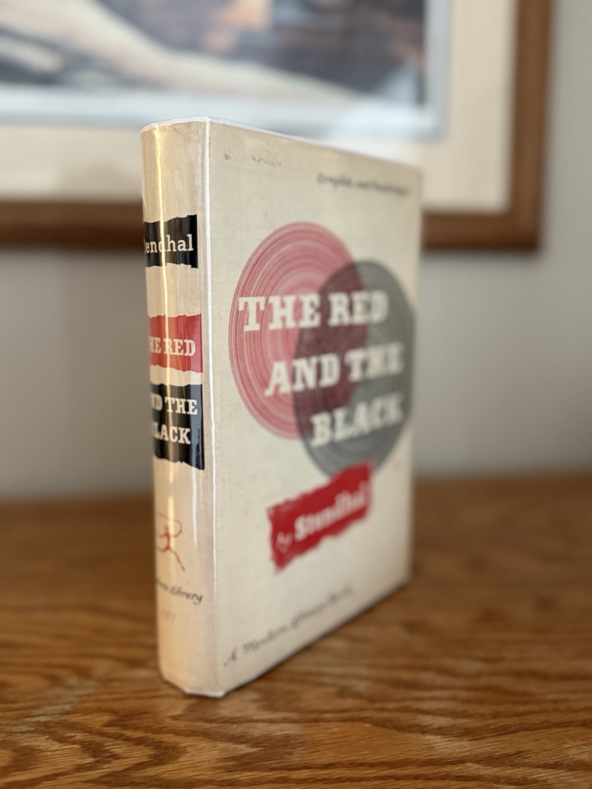 STENDHAL THE RED AND THE BLACK, Vintage 1953 Modern Library HC/DJ