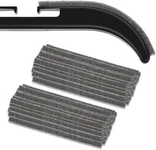 Chengu 400 Count Hanger Grips Self Sticking Foam 27/8 x 3/16 Inch, Gray 