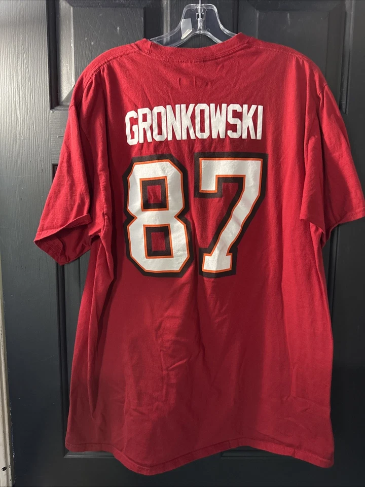 NFL Team Apparel Tampa Bay Buccaneers Rob Gronkowski #87 Size XL - Image 2 of 4